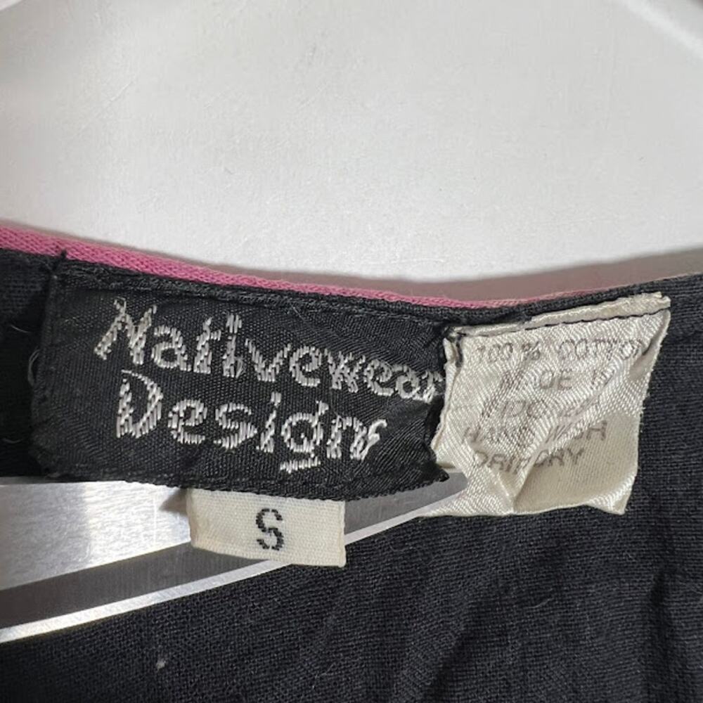 Vintage Nativewear Designs Patchwork Coin Fringe … - image 7